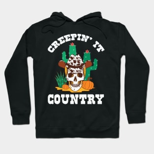 Creepin’ it Country Western Skeleton Hoodie